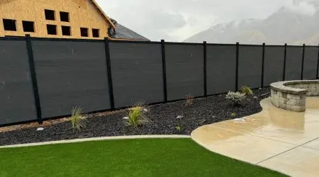 Composite privacy fence installation by Diamond Decks in San Antonio, TX (project photo 4)