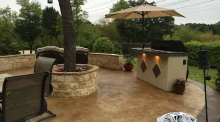 Stamped Concrete Patio