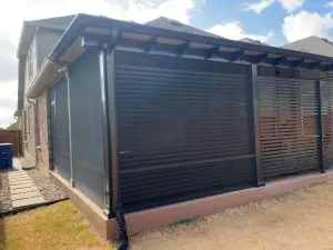Screened-In Privacy Wall