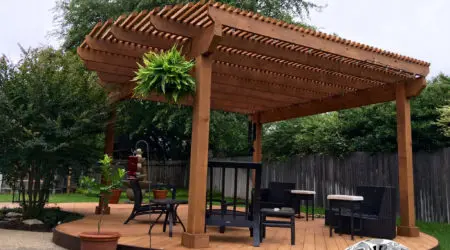 Backyard pavilion