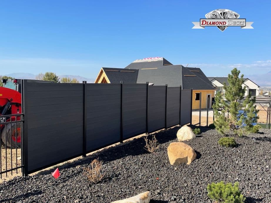 Composite privacy fence installation by Diamond Decks in San Antonio, TX (project photo 10)