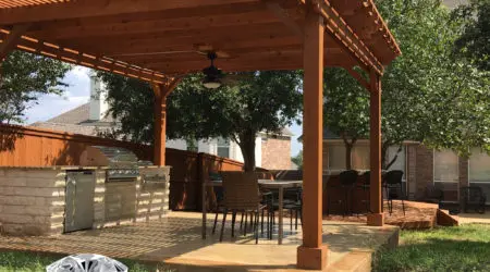 Backyard pavilion