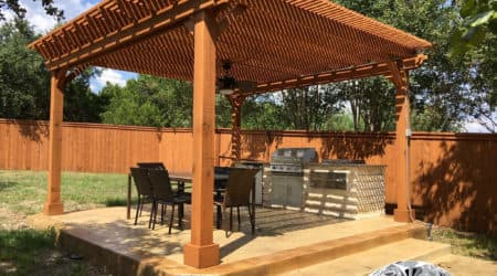 Backyard pavilion