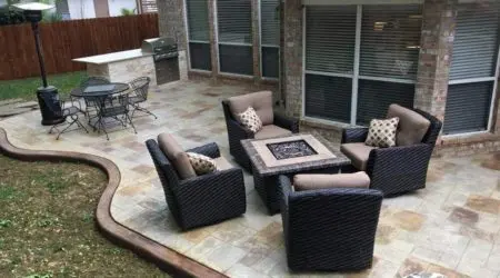 Stamped Concrete Patio