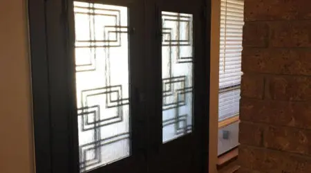 Custom iron door