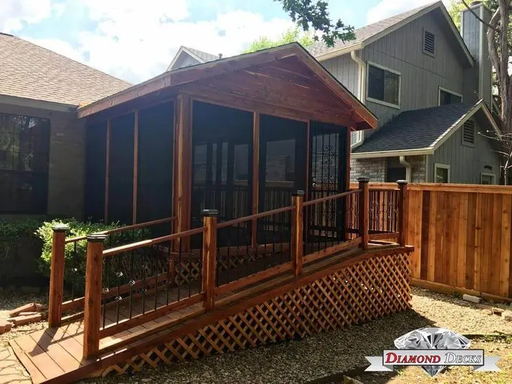 Outdoor Patio Enclosure with Ramp