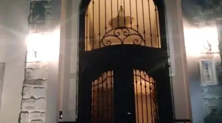Custom iron door