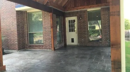 Stamped Concrete Patio
