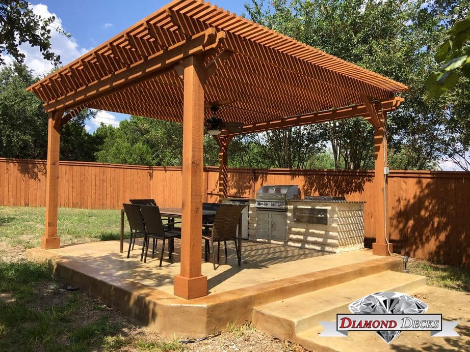 Backyard pavilion