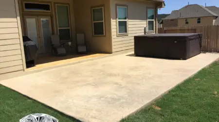 Stamped Concrete Patio