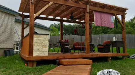 Backyard pavilion