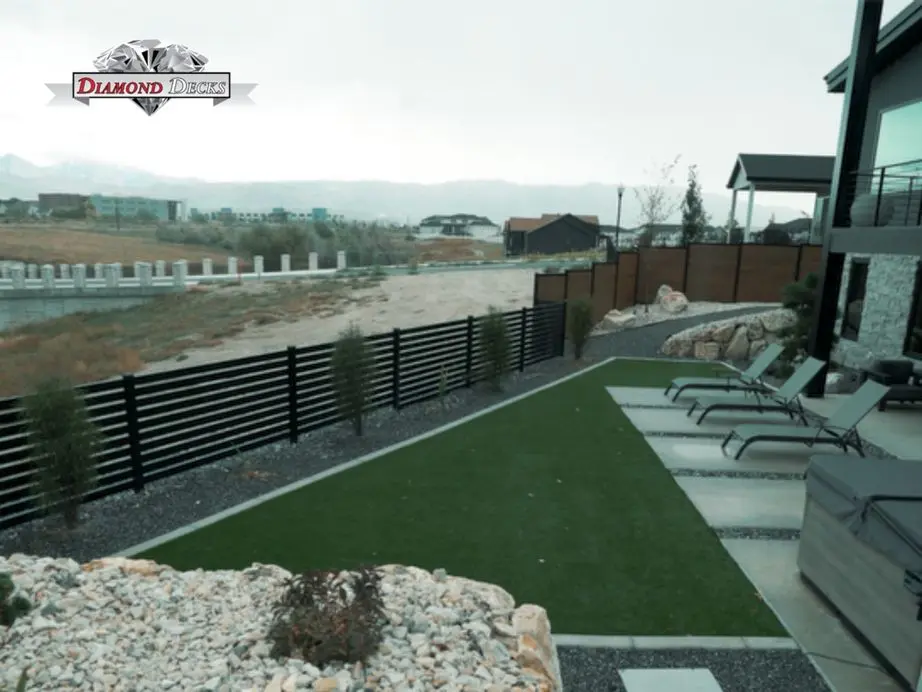 Composite privacy fence installation by Diamond Decks in San Antonio, TX (project photo 16)