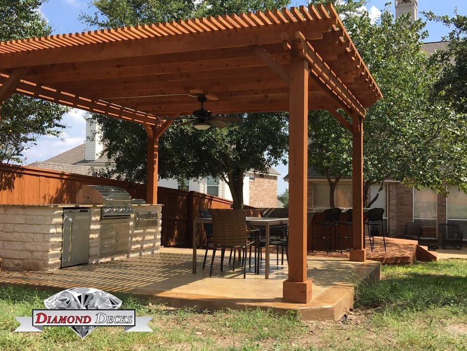 Backyard pavilion