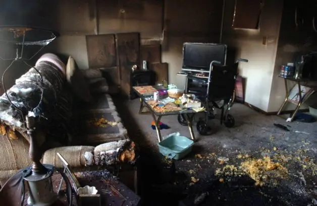 house fire damage