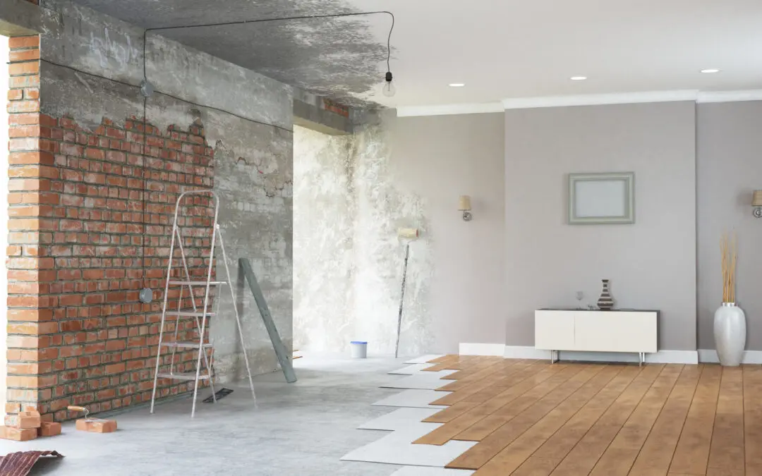 Renovation interior 3D render