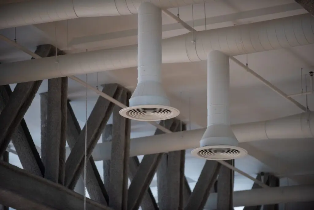 big white gym vents