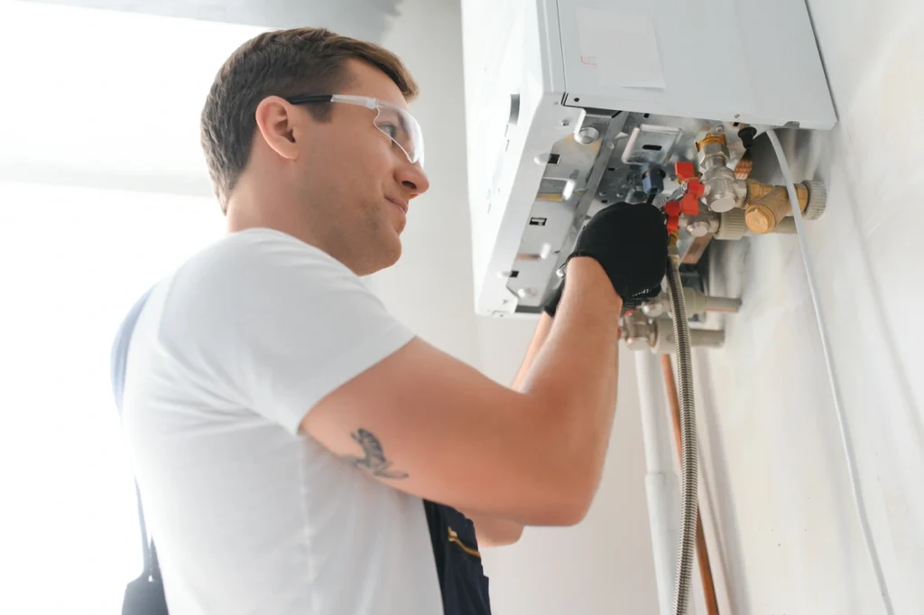 adjusting water heater home