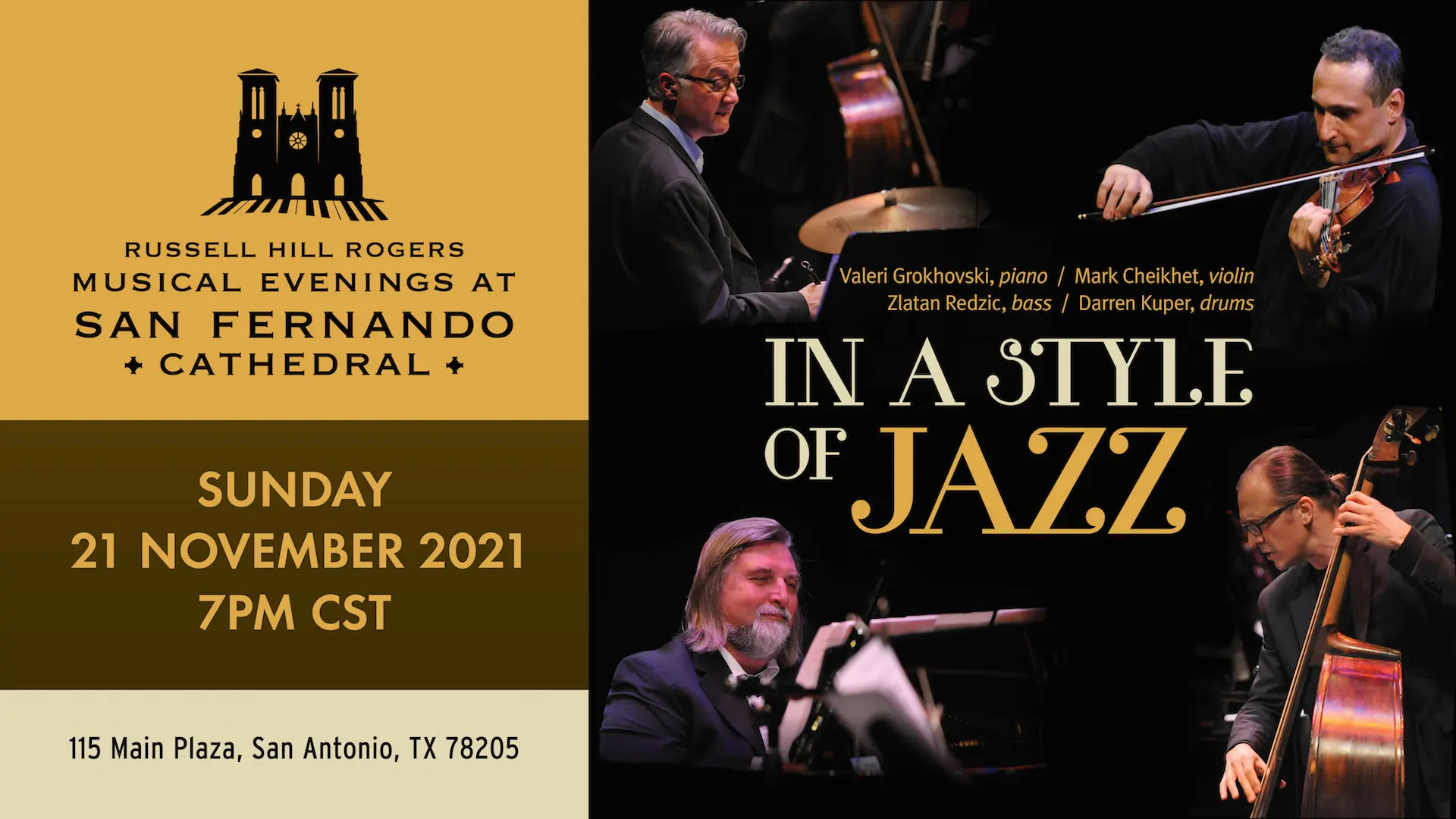In a Style of Jazz | Musical Evenings at San Fernando Cathedral