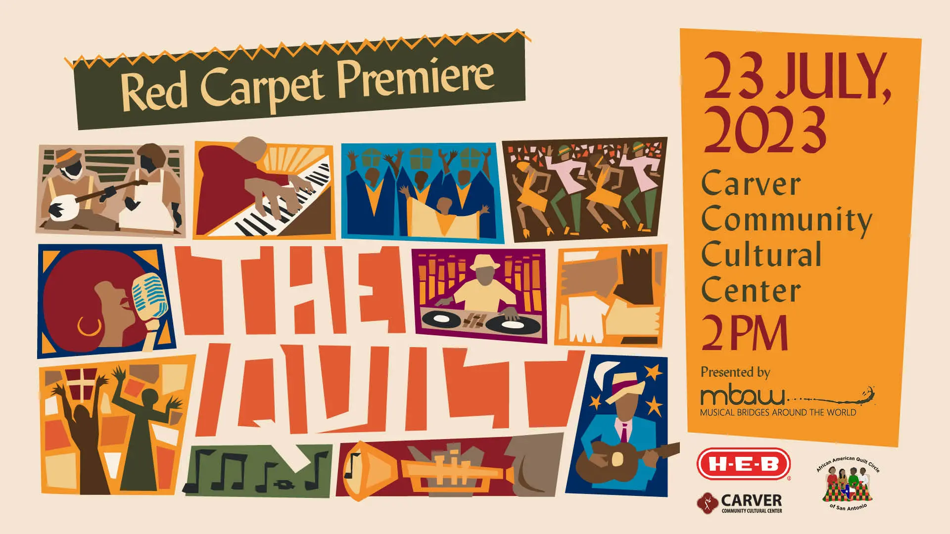Red Carpet Premiere – The Quilt: A Living History of African American Music