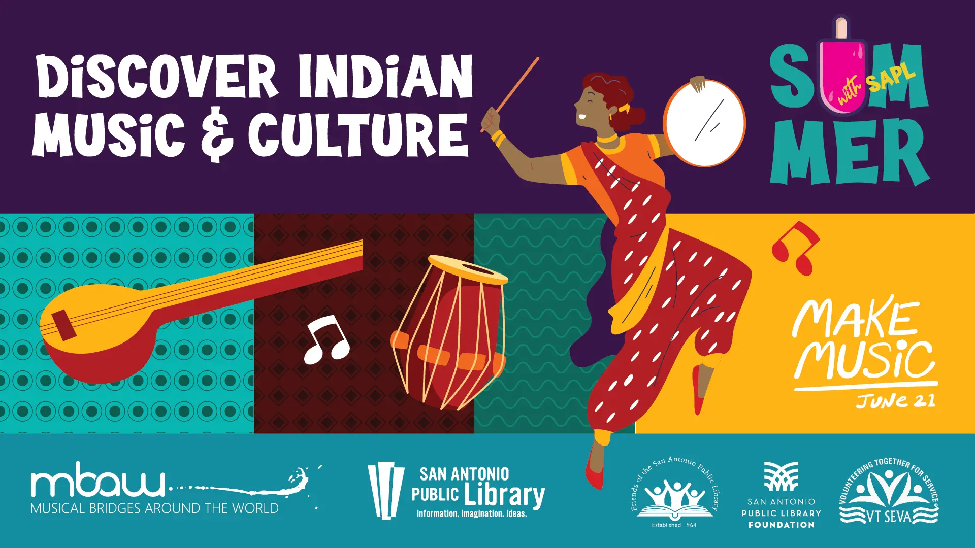 Discover Indian Music & Culture @ Central San Antonio Public Library