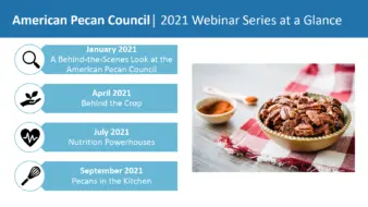 The schedule for APC's quarterly webinar series to connect with credentialed health and wellness professionals.