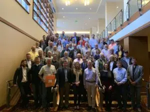 Group photo with all the attendees from the first Pecan Congress held by the APC