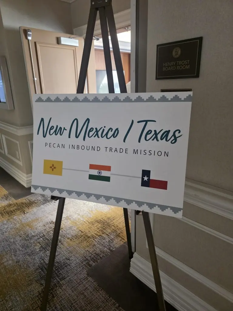 The reverse trade mission was a natural and well received partnership between Texas and New Mexico, given the high level of pecan production in the region and similar growing styles. (Image provided by Blair Krebs)