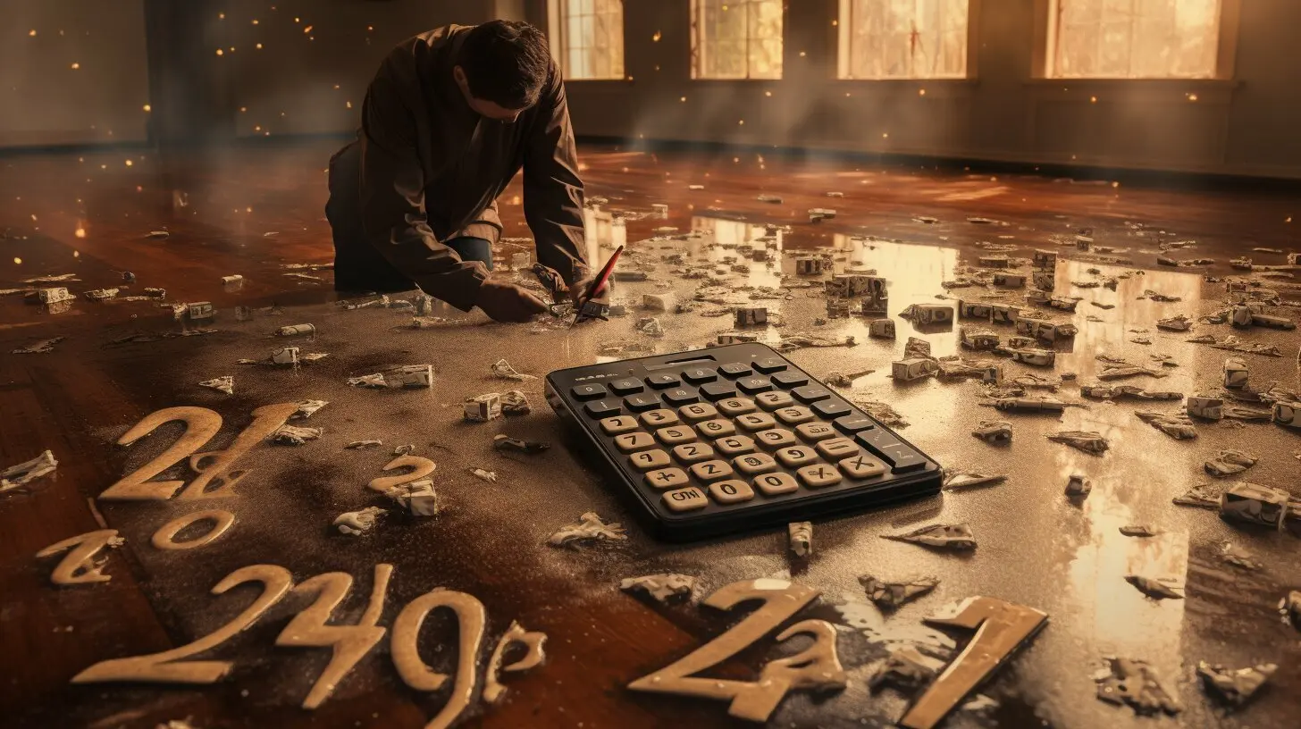 How much does water damage repair cost?