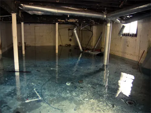 basement flooding restoration, extraction and clean up