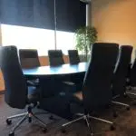 Fresno court reporting and litigation support conference room