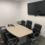 Chrysler Conference room Small conference room for court reporting in New York