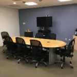 Conference room for Washington D.C. court reporting and litigation support services
