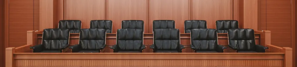 July box in courtroom