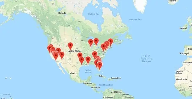 Office location map