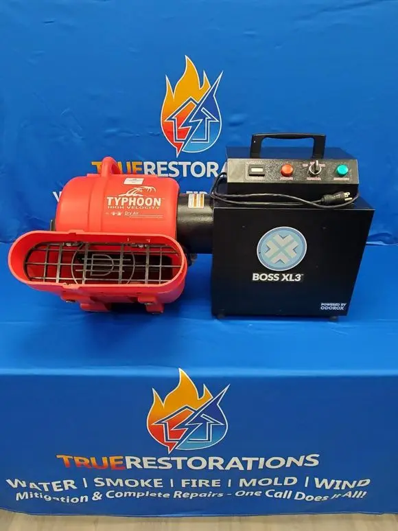 Hydroxyl Generator with Snail Air Mover attachment