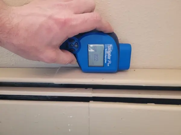 Initial Inspection moisture readings
