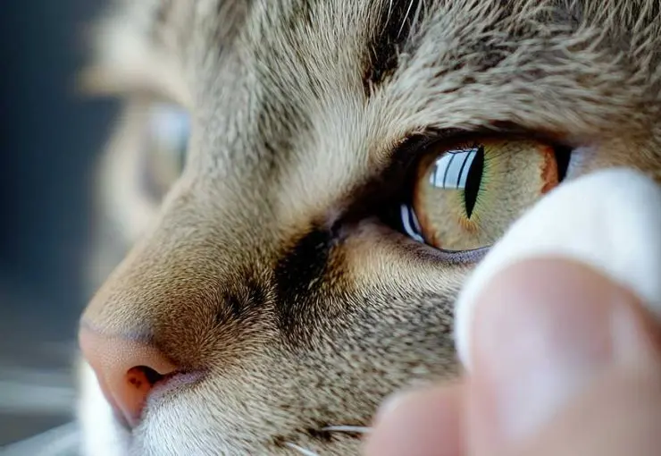 eye discharge in cats