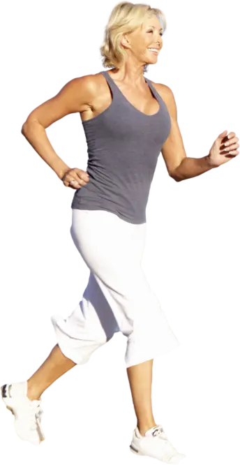 Athletic man running