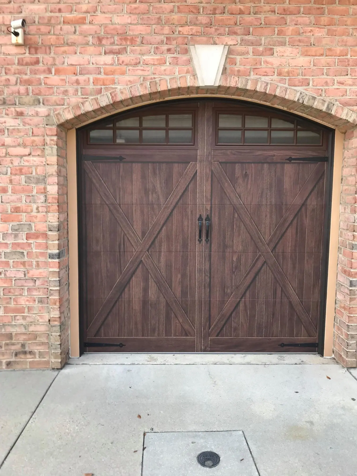 faux wood garage doors