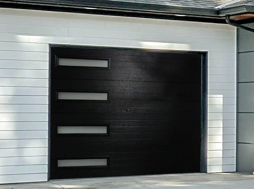 modern style garage door