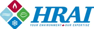 HRAI logo with environmental symbols