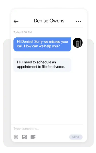 Missed Call Text Back missed call text back attorneys