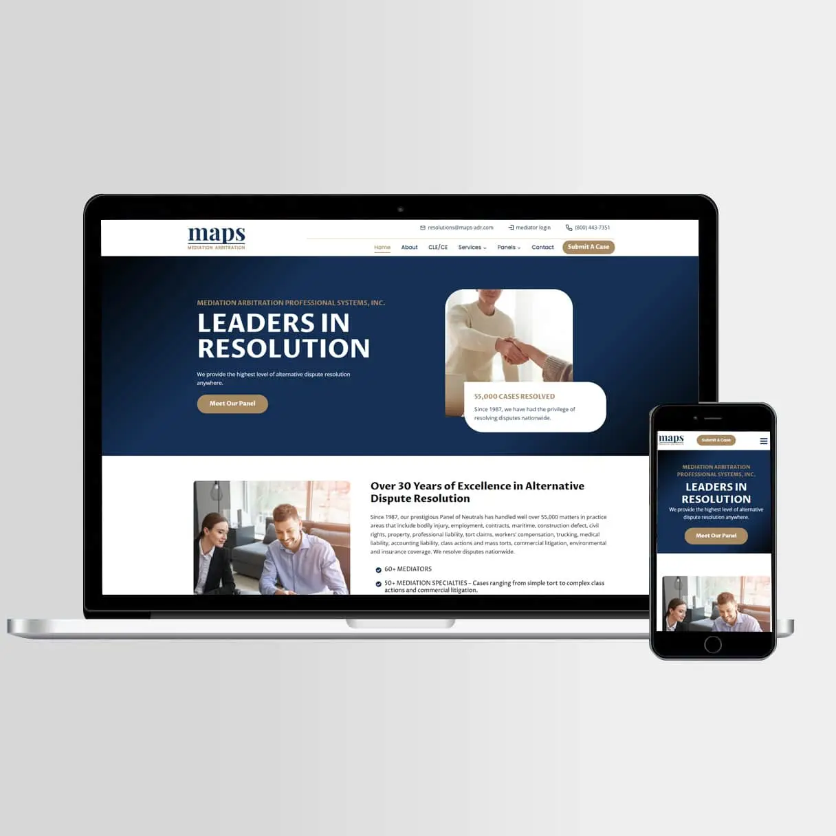 Law Firm Website Development maps