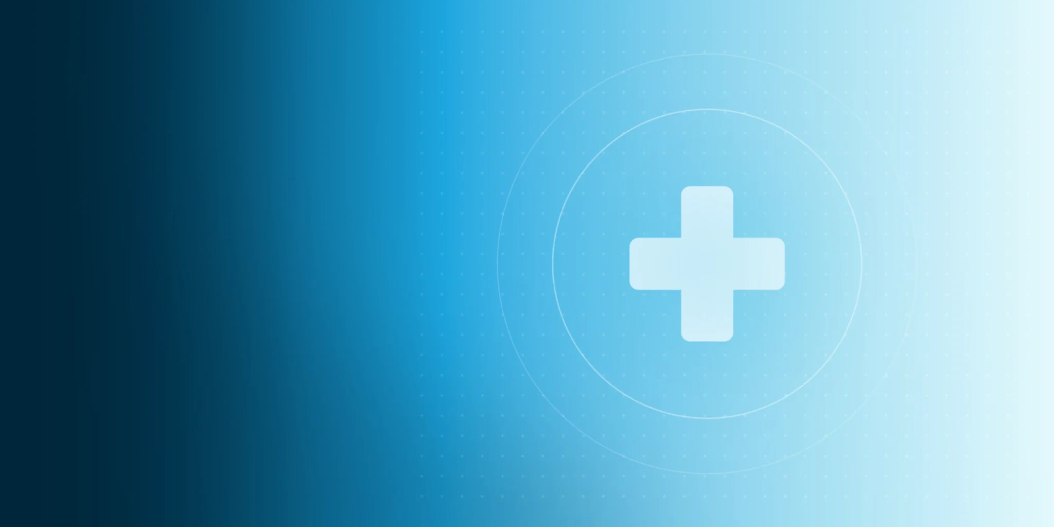 Abstract medical cross graphic on a blue IM&PC banner for a guide to X-ray imaging at urgent care