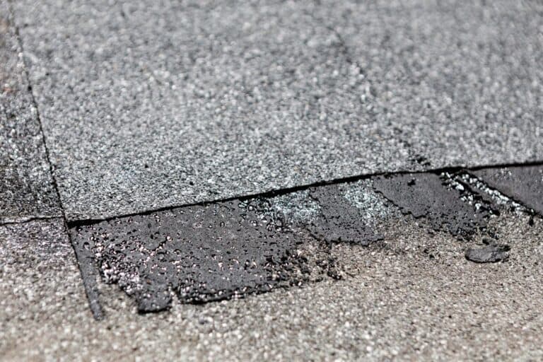 shingle granule loss asphalt roof