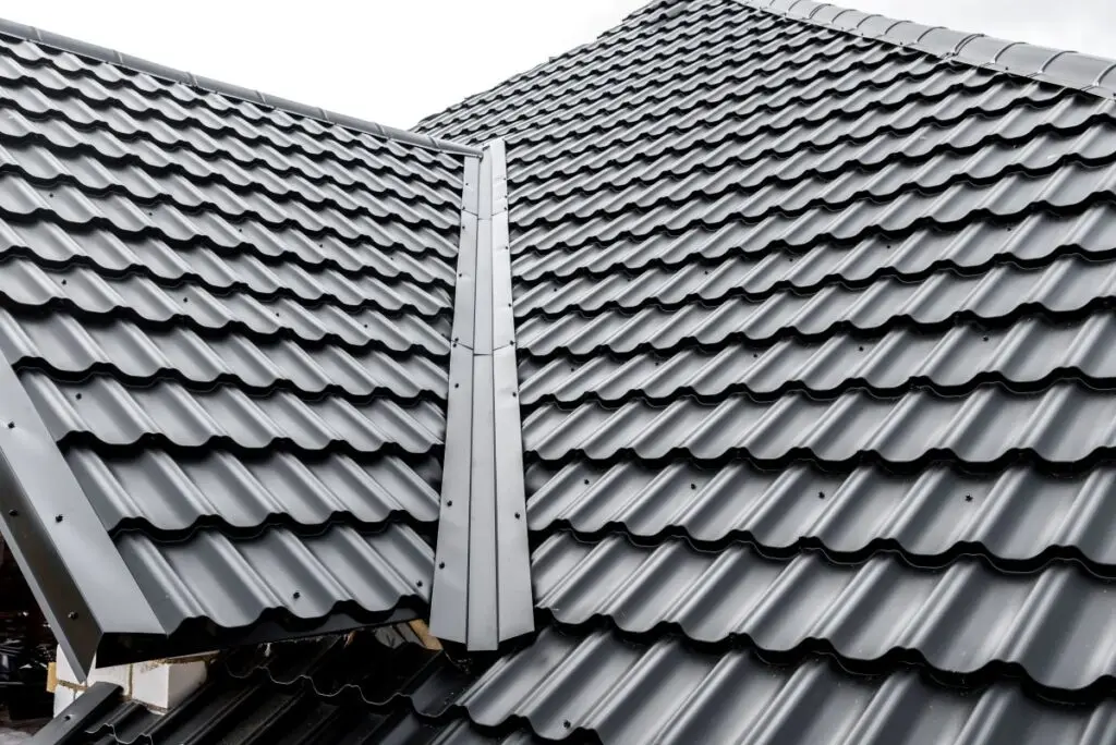 metal roofing strasburg oh close up grey