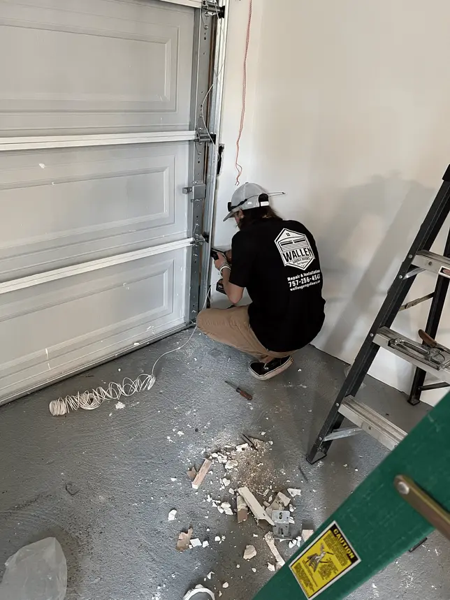 Wallen Garage Door Service - Track Repair - 1