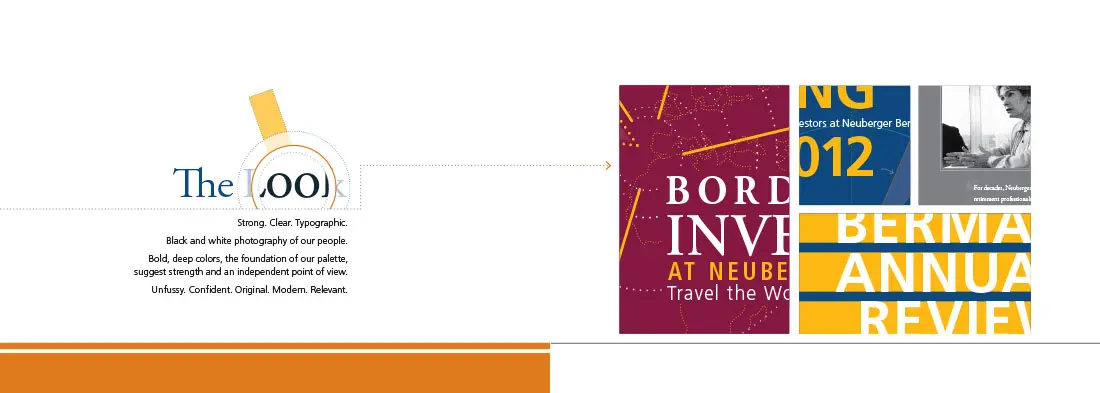 portfolio sample of Neuberger Berman booklet