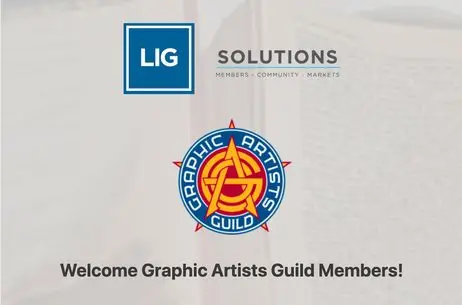 Screenshot from LIG page welcoming members