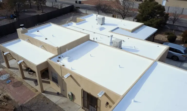 roofs flat stucco
